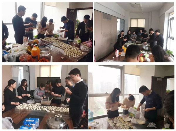 “幸福團(tuán)圓日，情暖寶潤達(dá)“，寶潤達(dá)新材冬至包餃子活動(dòng)圓滿舉行